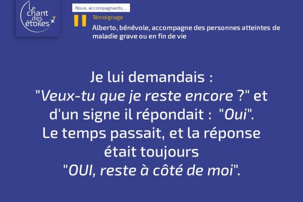 “Reste à côté de moi”